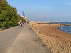 Finally approaching Folkestone!